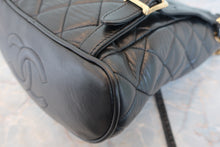 Load image into Gallery viewer, CHANEL Matelasse chain back pack Lambskin Black/Gold hadware Back pack 800080227
