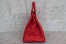 画像をギャラリービューアに読み込む, HERMES／エルメス バーキン35 ヴォーエプソン ヴァーミリオン □H刻印 ハンドバッグ 700030121
