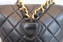 Load image into Gallery viewer, CHANEL Matelasse chain back pack Lambskin Black/Gold hadware Back pack 800080227
