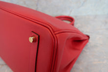 Load image into Gallery viewer, HERMES BIRKIN 35 Epsom leather Vermillon □H Engraving Hand bag 700030121
