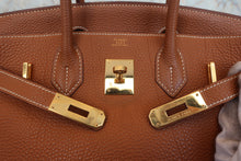 画像をギャラリービューアに読み込む, HERMES／エルメス バーキン30 トゴ ゴールド □H刻印 ハンドバッグ 800030159
