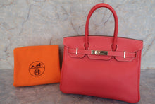 将图片加载到图库查看器，HERMES CANDY BIRKIN 30 Epsom leather Rose jaipur/Gold □P刻印 Hand bag 600110010
