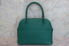 将图片加载到图库查看器，HERMES／BOLIDE 27 Epsom leather Malachite □R刻印 Shoulder bag 60009006
