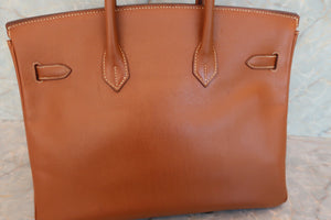 HERMES BIRKIN 35 Graine Couchevel leather Gold 〇W刻印 Hand bag 700070084