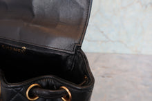 Load image into Gallery viewer, CHANEL Matelasse chain back pack Lambskin Black/Gold hadware Back pack 800080227

