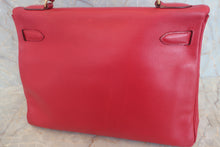 将图片加载到图库查看器，HERMES KELLY 32 Graine Couchevel leather Rouge vif 〇V刻印 Shoulder bag 500060067
