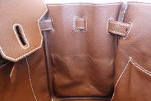 将图片加载到图库查看器，HERMES BIRKIN 30 Graine Lisse leather Noisette □F刻印 Hand bag 600090292
