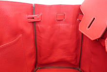 Load image into Gallery viewer, HERMES BIRKIN 35 Epsom leather Vermillon □H Engraving Hand bag 700030121
