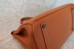 HERMES BIRKIN 35 Graine Couchevel leather Gold 〇W刻印 Hand bag 700070084
