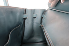 将图片加载到图库查看器，HERMES BIRKIN 35 Epsom leather Blue jean □K刻印 Hand bag 800100078
