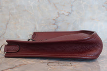 Load image into Gallery viewer, HERMES EVELYNE TPM Clemence leather Bordeaux A Engraving Shoulder bag 600060173
