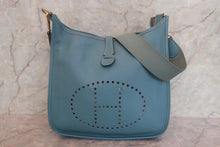 將圖片載入圖庫檢視器 HERMES／エルメス エブリン1GM クシュベル ブルージーン □D刻印 ショルダーバッグ 800010089
