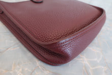 将图片加载到图库查看器，HERMES EVELYNE TPM Clemence leather Bordeaux A刻印 Shoulder bag 600060173
