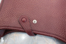 将图片加载到图库查看器，HERMES EVELYNE TPM Clemence leather Bordeaux A刻印 Shoulder bag 600060173
