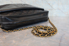 Load image into Gallery viewer, CHANEL Matelasse fringe chain shoulder bag Lambskin Black/Gold hadware Shoulder bag 800080145
