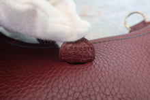 Load image into Gallery viewer, HERMES EVELYNE TPM Clemence leather Bordeaux A Engraving Shoulder bag 600060173
