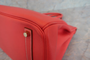HERMES／エルメス キャンディバーキン35 ヴォーエプソン ローズジャイプール/ゴールド □P刻印 ハンドバッグ 700040232