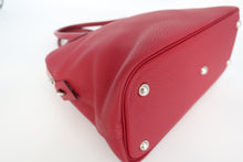 将图片加载到图库查看器，HERMES BOLIDE 31 Clemence leather Rouge grenet X刻印 Shoulder bag 800100092
