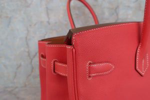 HERMES／エルメス キャンディバーキン35 ヴォーエプソン ローズジャイプール/ゴールド □P刻印 ハンドバッグ 700040232