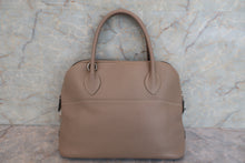 将图片加载到图库查看器，HERMES／BOLIDE 31 Clemence leather Gris tourterelleT刻印 Shoulder bag 600080183
