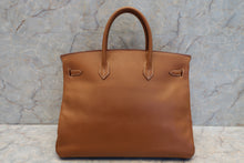 Load image into Gallery viewer, HERMES BIRKIN 40 Graine Couchevel leather Gold 〇Z Engraving Hand bag 600120249
