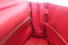 Load image into Gallery viewer, HERMES KELLY 32 Graine Couchevel leather Rouge vif 〇V Engraving Shoulder bag 500060067
