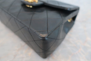 CHANEL Mini Matelasse single flap chain shoulder bag Lambskin Black/Gold hadware Shoulder bag 600060078