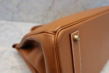 Load image into Gallery viewer, HERMES BIRKIN 40 Graine Couchevel leather Gold 〇Z Engraving Hand bag 600120249
