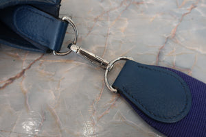HERMES／エルメス エブリン1GM トリヨンクレマンス ブルー □J刻印 ショルダーバッグ 700020124