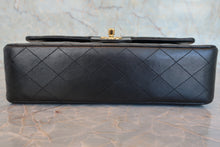 Load image into Gallery viewer, CHANEL Matelasse double Flap Double Chain shoulder bag Lambskin Black/Gold Hardware Shoulder bag 800080248
