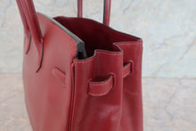 将图片加载到图库查看器，HERMES BIRKIN 35 Graine Couchevel leather Rouge H □F刻印 Hand bag 600060079
