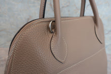 将图片加载到图库查看器，HERMES／BOLIDE 31 Clemence leather Gris tourterelleT刻印 Shoulder bag 600080183
