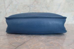 HERMES／エルメス エブリン1GM トリヨンクレマンス ブルー □J刻印 ショルダーバッグ 700020124