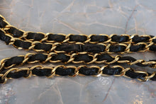 Load image into Gallery viewer, CHANEL Matelasse double Flap Double Chain shoulder bag Lambskin Black/Gold Hardware Shoulder bag 800080248
