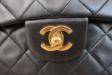 Load image into Gallery viewer, CHANEL Matelasse double Flap Double Chain shoulder bag Lambskin Black/Gold Hardware Shoulder bag 800080248
