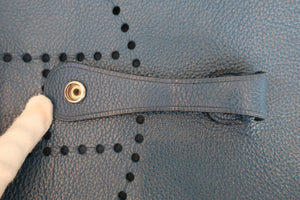 HERMES／エルメス エブリン1GM トリヨンクレマンス ブルー □J刻印 ショルダーバッグ 700020124