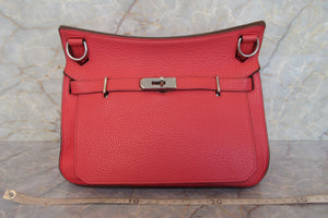 HERMES／エルメス ジプシエール28 トリヨンクレマンス ブーゲンビリア □N刻印 ショルダーバッグ 700020160