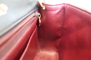 CHANEL Mini Matelasse single flap chain shoulder bag Lambskin Black/Gold hadware Shoulder bag 600060078