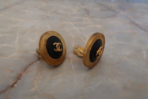 CHANEL/香奈儿 经典双C 圆形 耳夹 镀金 Gold(金色) 耳夹 500100126