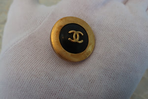 CHANEL CC mark Round earring Gold plate Gold Earring 500100126