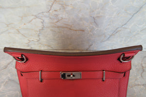 HERMES／エルメス ジプシエール28 トリヨンクレマンス ブーゲンビリア □N刻印 ショルダーバッグ 700020160