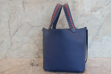 Load image into Gallery viewer, HERMES PICOTIN LOCK PM Tressage Epsom leather Blue brighton/Capucine/Blue saphir C Engraving Hand bag 700120149
