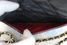 Load image into Gallery viewer, CHANEL Matelasse double Flap Double Chain shoulder bag Lambskin Black/Gold Hardware Shoulder bag 800080248
