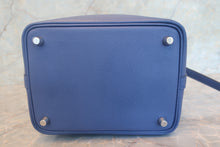 Load image into Gallery viewer, HERMES PICOTIN LOCK PM Tressage Epsom leather Blue brighton/Capucine/Blue saphir C Engraving Hand bag 700120149
