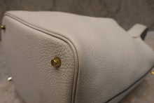 Load image into Gallery viewer, HERMES PICOTIN LOCK MM Clemence leather Blue pale Z Engraving Hand bag 700010076
