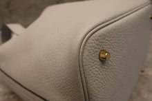 Load image into Gallery viewer, HERMES PICOTIN LOCK MM Clemence leather Blue pale Z Engraving Hand bag 700010076
