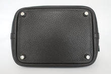 将图片加载到图库查看器，HERMES PICOTIN LOCK PM Clemence leather Black X刻印 Hand bag 800100098

