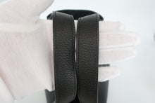 将图片加载到图库查看器，HERMES PICOTIN LOCK PM Clemence leather Black X刻印 Hand bag 800100098
