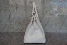 画像をギャラリービューアに読み込む, HERMES／エルメス バーキン35 クシュベル ホワイト/マットシルバー金具 □H刻印 ハンドバッグ 700020230
