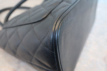 画像をギャラリービューアに読み込む, CHANEL/シャネル 復刻トート キャビアスキン ブラック/ゴールド金具 トートバッグ 800010106
